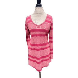 Aratta Silent journey Tunic Red Small Anthropologie NWT